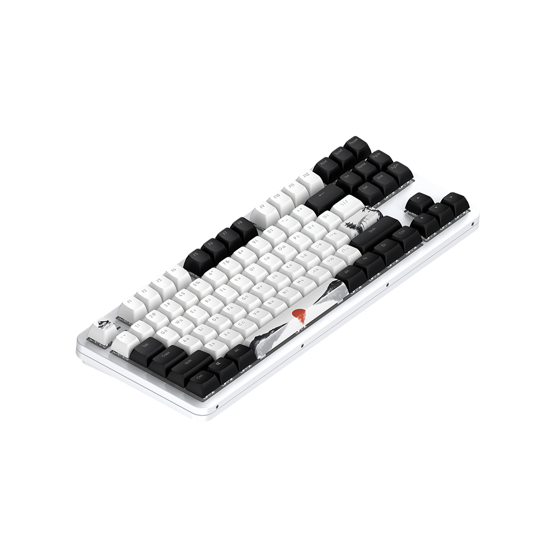 Клавиатура игровая механическая проводная Dark Project One 87 Fuji V2, белая – купить недорого с доставкой по Алматы и Казахстану