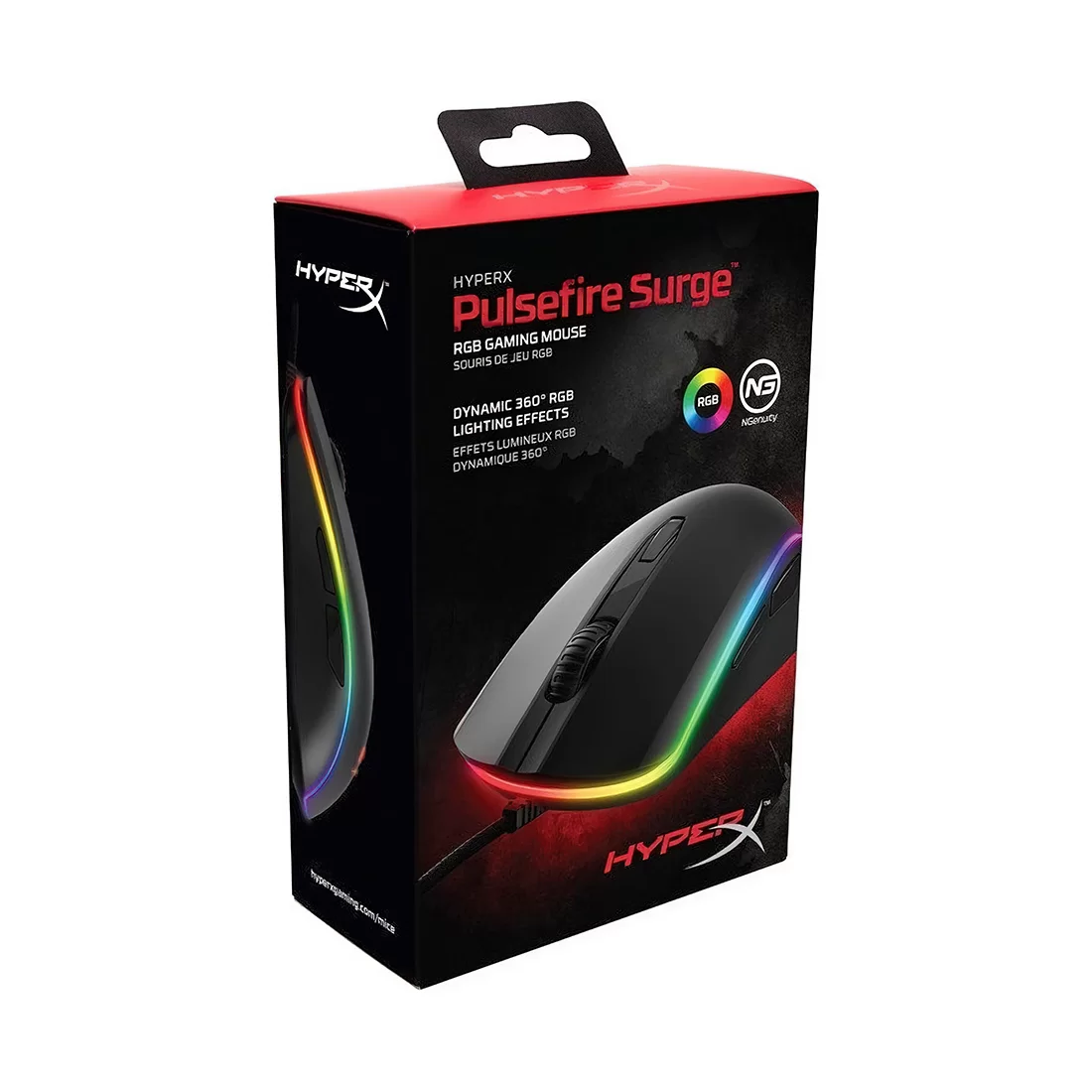 Компьютерная мышь HyperX Pulsefire Surge RGB Gaming 4P5Q1AA – купить недорого с доставкой по Алматы и Казахстану