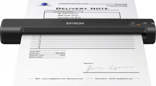 Сканер мобильный Epson WorkForce ES-50 B11B252401, А4, 5,5 сек/А4, питание от USB, 600 DPI x 600 DPI сканер