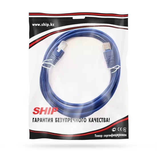Патч Корд SHIP Cat.5e FTP LSZH RJ-45 2 м S4025BL0200-P – купить недорого с доставкой по Алматы и Казахстану
