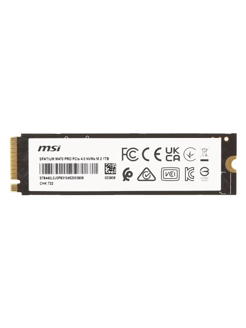 SSD-накопитель MSI Spatium M470 Pro 1TB M.2 2280 PCIe 4.0 NVMe (SPATIUM M470 PRO PCIE4.0 NVME M.2 1TB)