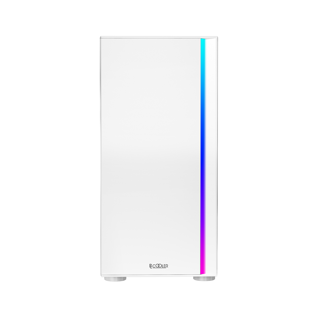 Корпус PCCooler LM300 ARGB WH mATX/ITX USB3.0, 2xUSB2.0 White