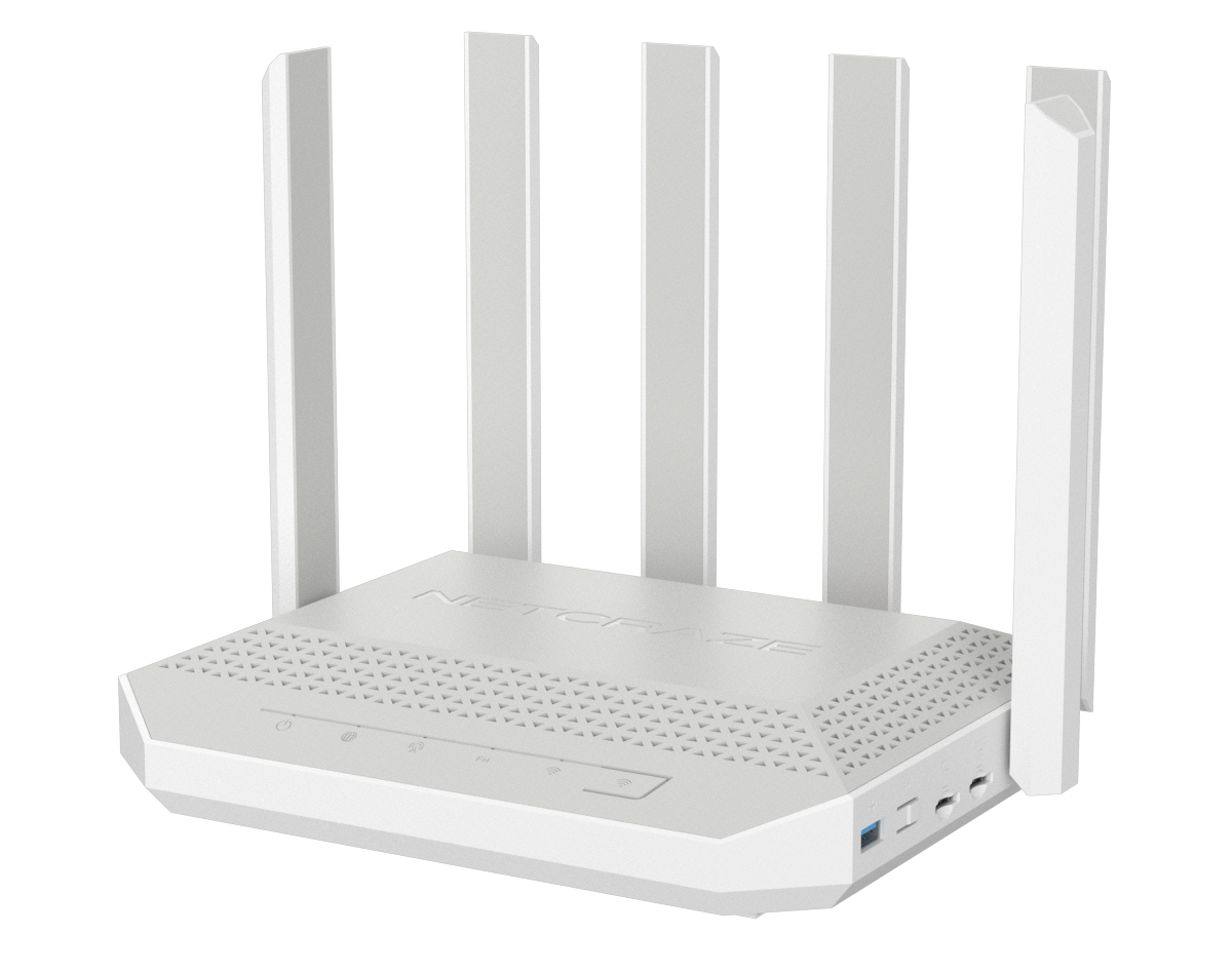Wi-Fi роутер Netcraze Hero 5G NC-4110, Wi-Fi 6 AX3000, 2.4/5 ГГц, 2×SIM, порты 1 Гбит/с — купить в Казахстане | neom.kz