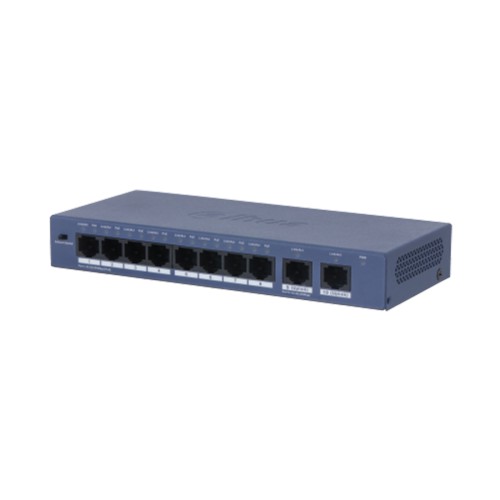 Коммутатор Dahua DH-S3010-8ET2ET-60, 10 портов 100 Мбит/с, PoE — купить в Казахстане | neom.kz