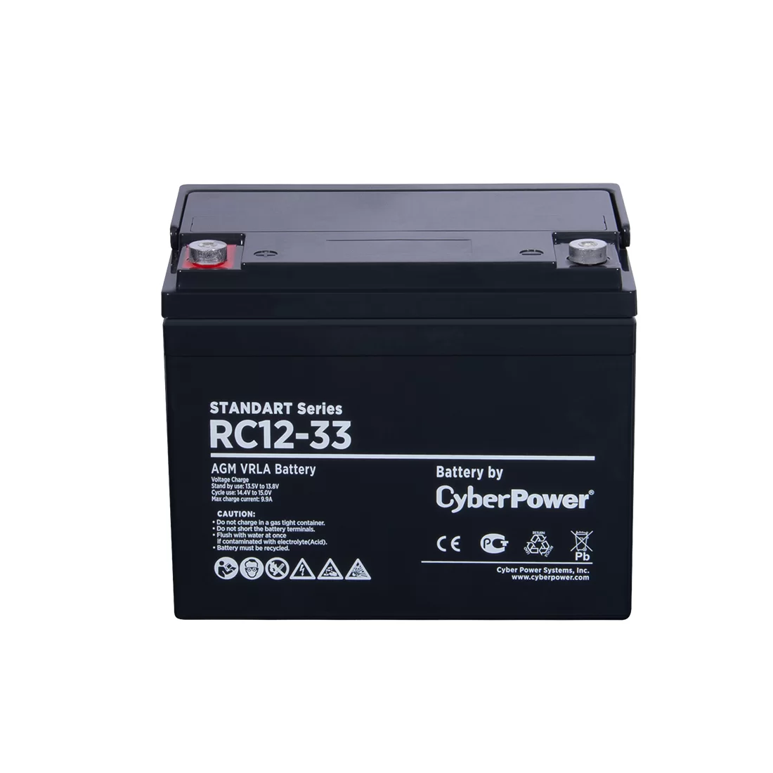 Аккумуляторная батарея CyberPower RC12-33 12В 33 Ач – купить недорого с доставкой по Алматы и Казахстану фото 2