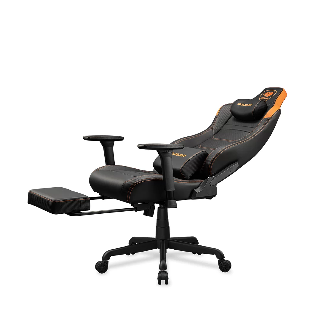Игровое компьютерное кресло Cougar Armor Evo S, экокожа, до 120 кг, чёрно-оранжевое (CGR-EVS) – купить недорого с доставкой по Алматы и Казахстану фото 3