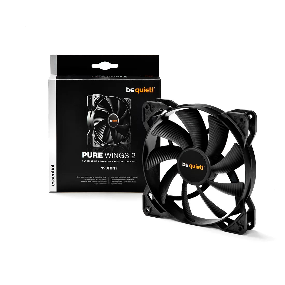 Вентилятор для компьютерного корпуса Bequiet! Pure Wings 2 120mm PWM High-Speed – купить недорого с доставкой по Алматы и Казахстану фото 3