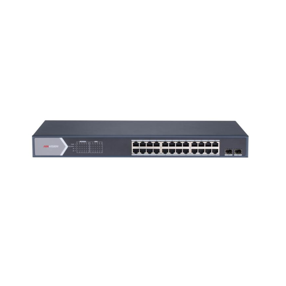 Коммутатор Hikvision DS-3E0526P-E(B), 24 порта 1 Гбит/с, PoE, управляемый L2 – купить недорого с доставкой по Алматы и Казахстану