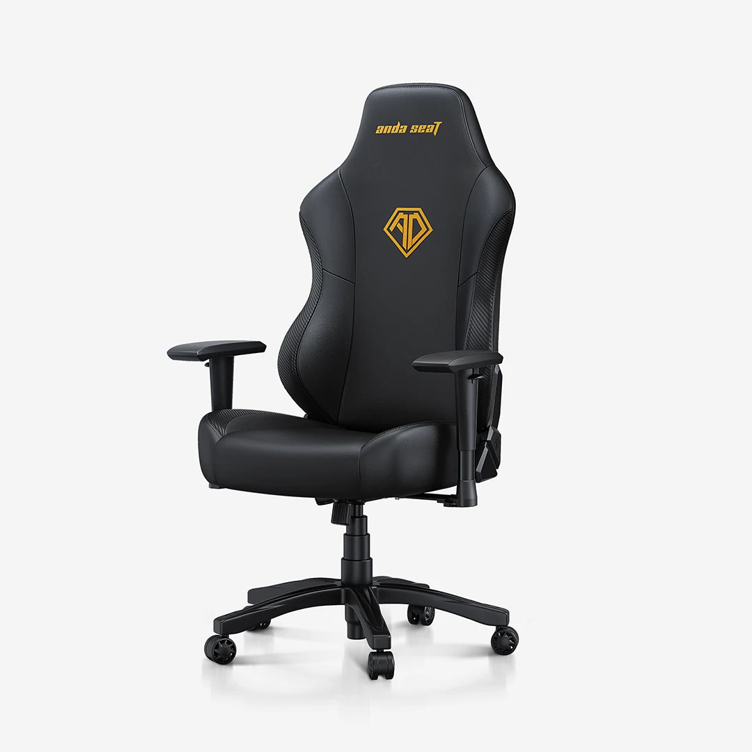 Игровое компьютерное кресло AndaSeat Phantom 3, экокожа, до 100 кг, чёрное (AD18Y-06-B-PVC) — купить в Казахстане | neom.kz