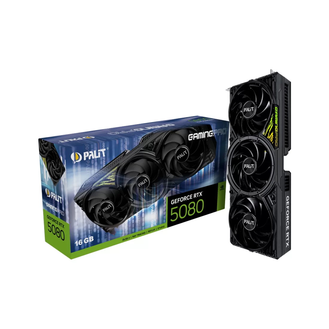 Видеокарта Palit RTX 5080 GamingPro, 16 ГБ, GDDR7