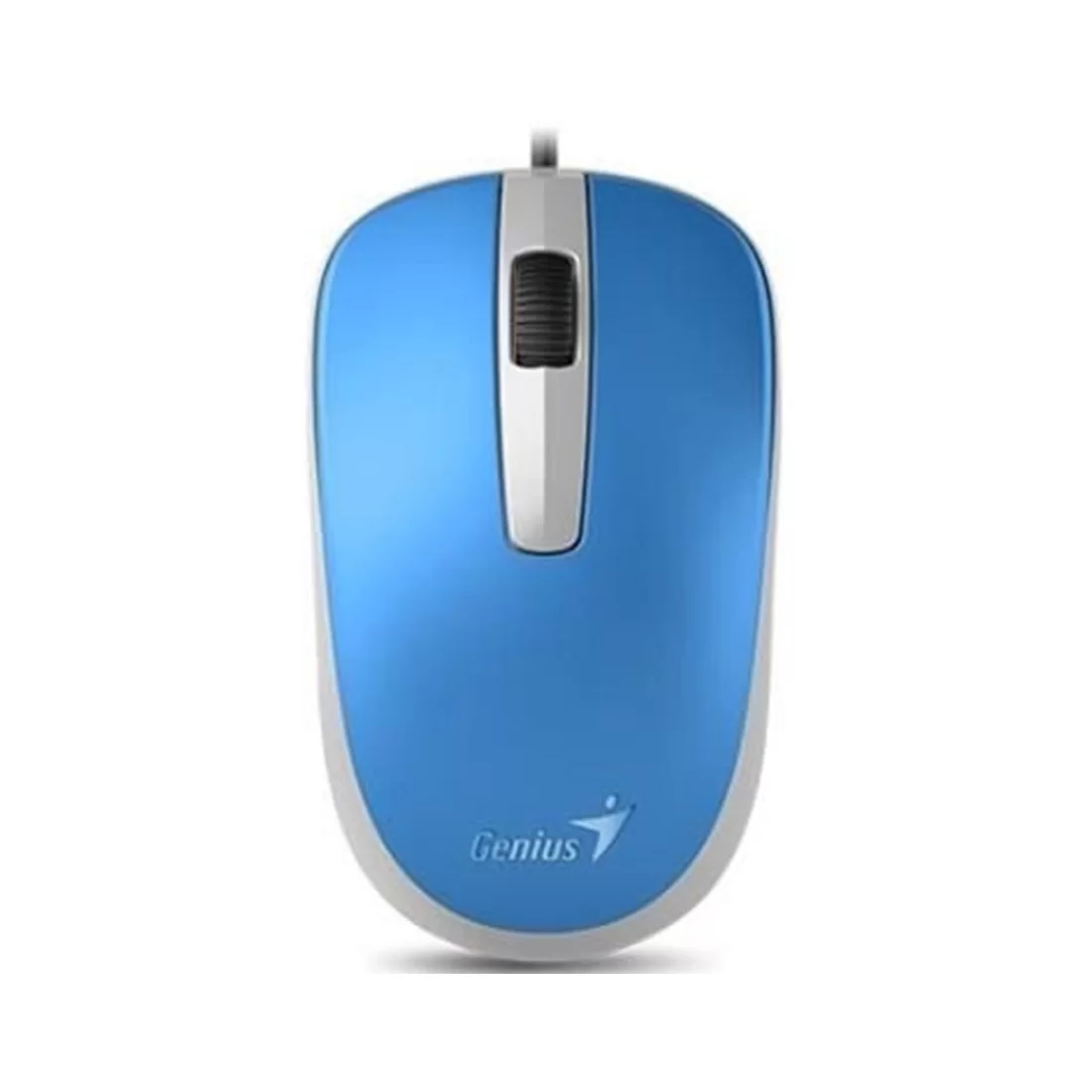 Мышь проводная Genius DX-120, 3 кнопки, 1000 dpi, синяя – купить недорого с доставкой по Алматы и Казахстану