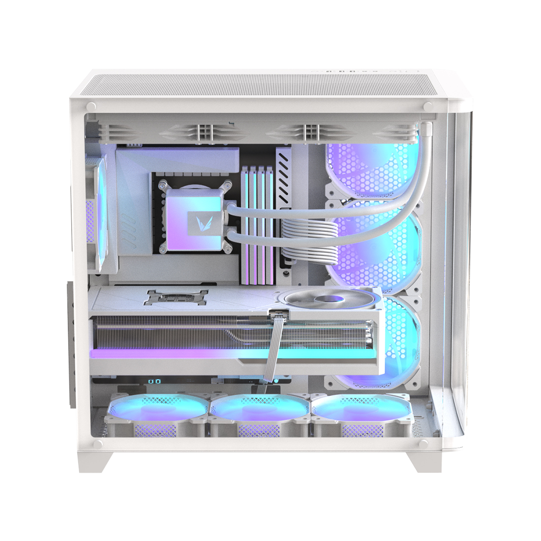 Компьютерный корпус Formula V Crystal U2 Floe White без Б/П