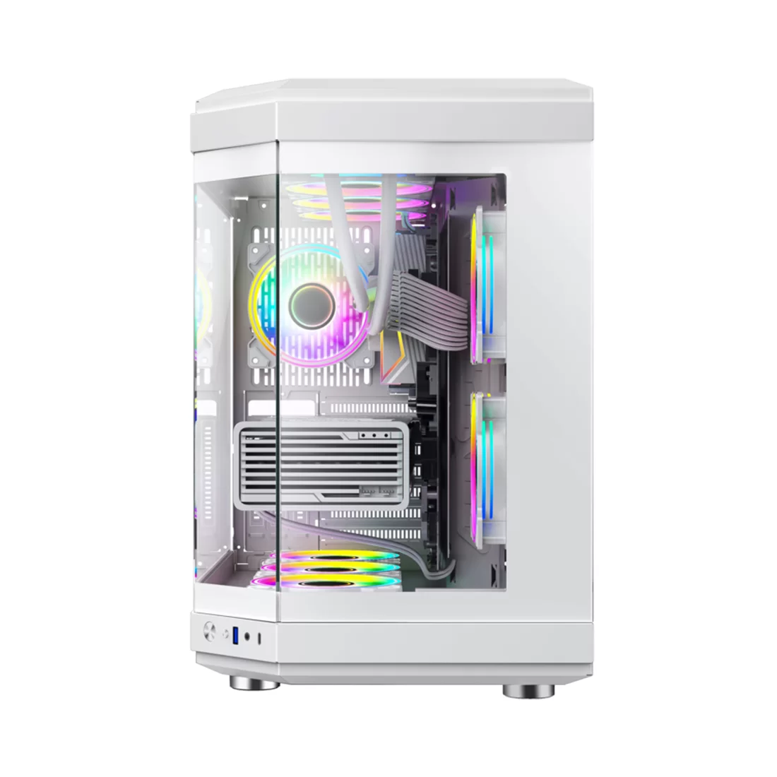 Компьютерный корпус Gamemax HYPE White без Б/П фото 2