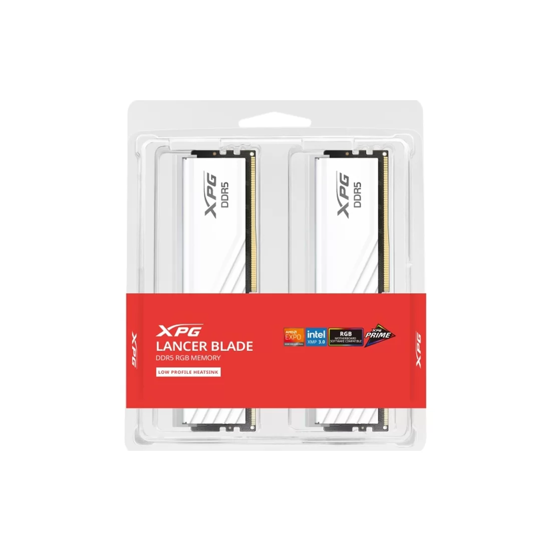 Комплект модулей памяти ADATA XPG Lancer Blade RGB AX5U6400C3216G-DTLABRWH DDR5 32GB (Kit 2x16GB) – купить недорого с доставкой по Алматы и Казахстану