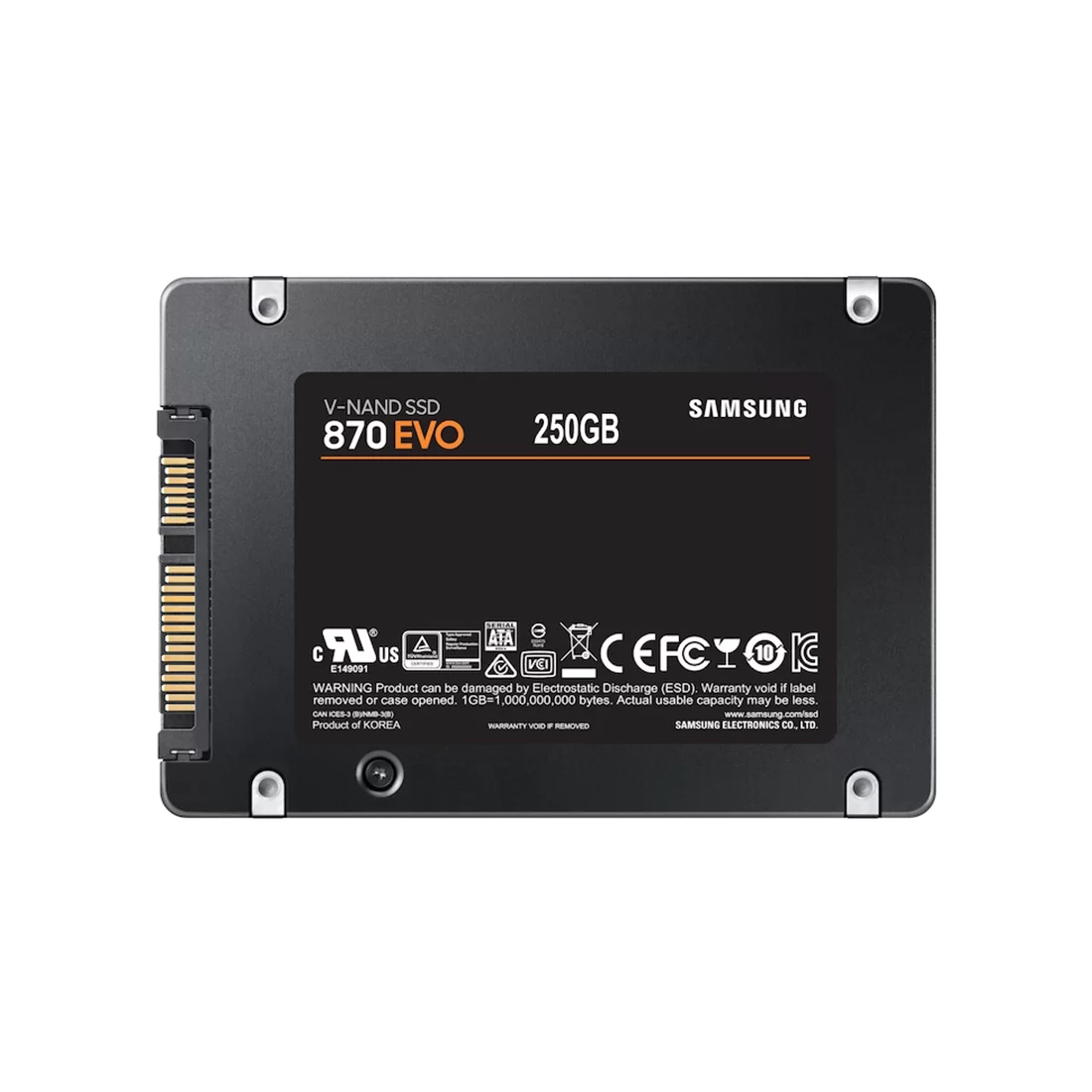 SSD накопитель 250 Gb Samsung 870 EVO, 2.5", SATA III