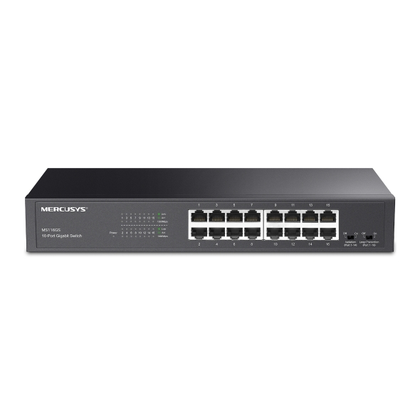 Коммутатор Mercusys MS116GS, 1 Гбит/с, Smart