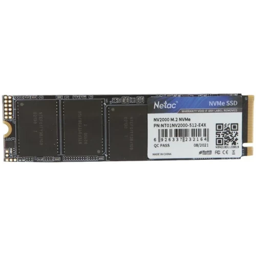 Твердотельный накопитель SSD Netac NT01NV2000-256-E4X 256GB PCIe 3 x4 M.2 2280 NVMe