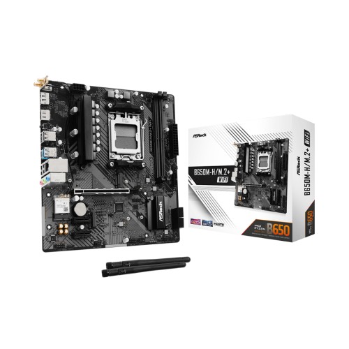 Материнская плата ASRock B650M-H/M.2+ WIFI AM5 B650 DDR5 Micro ATX