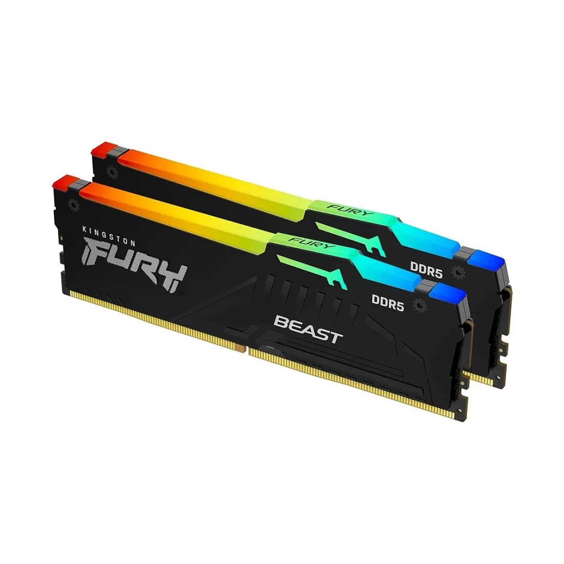 DDR-5 DIMM 32 GB 6000 MHz Kingston Fury Beast RGB, 2x 16 GB Kit, BOX – купить недорого с доставкой по Алматы и Казахстану