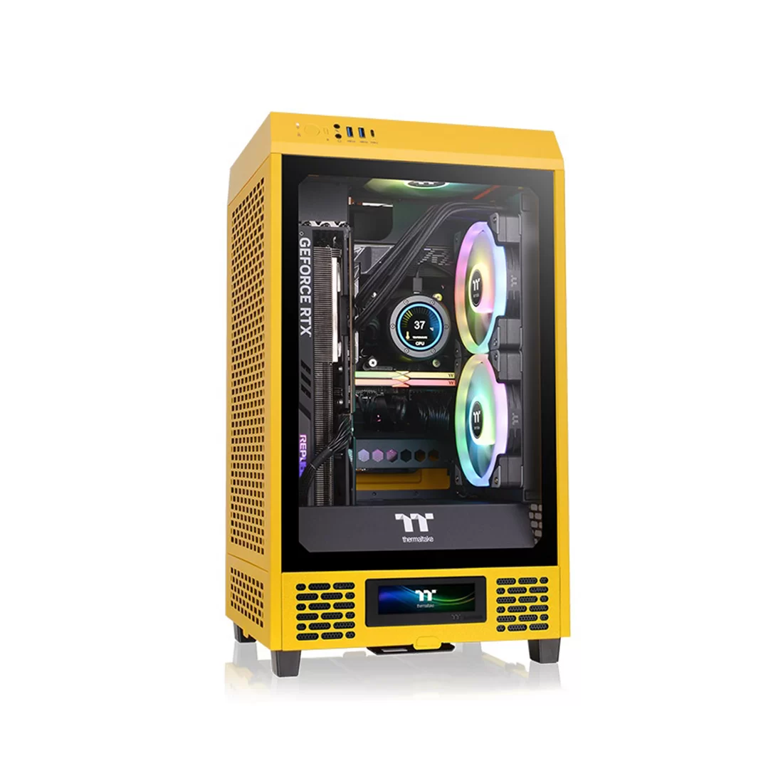 Панель LCD Thermaltake The Tower 200 Bumblebee – купить недорого с доставкой по Алматы и Казахстану