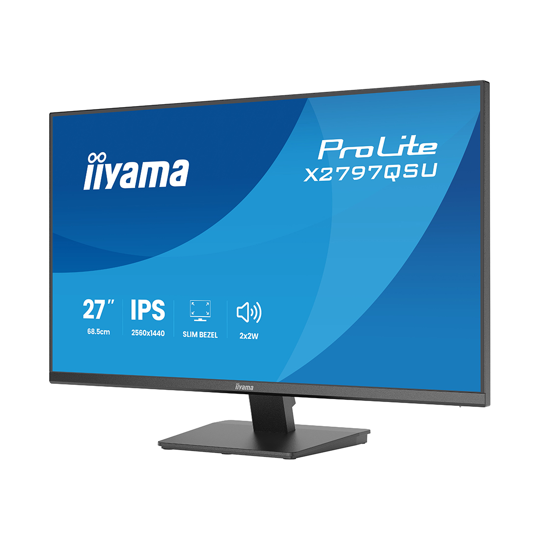 Монитор Iiyama X2797QSU-B1 27" QHD IPS 75Hz (X2797QSU-B1) – купить недорого с доставкой по Алматы и Казахстану