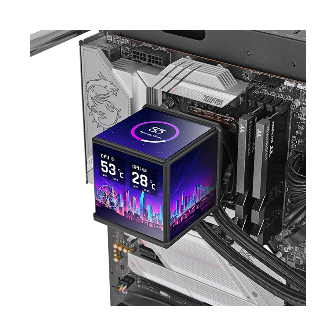 Система водяного охлаждения Thermaltake MINECUBE 360 Ultra Black 360 мм – купить недорого с доставкой по Алматы и Казахстану фото 3