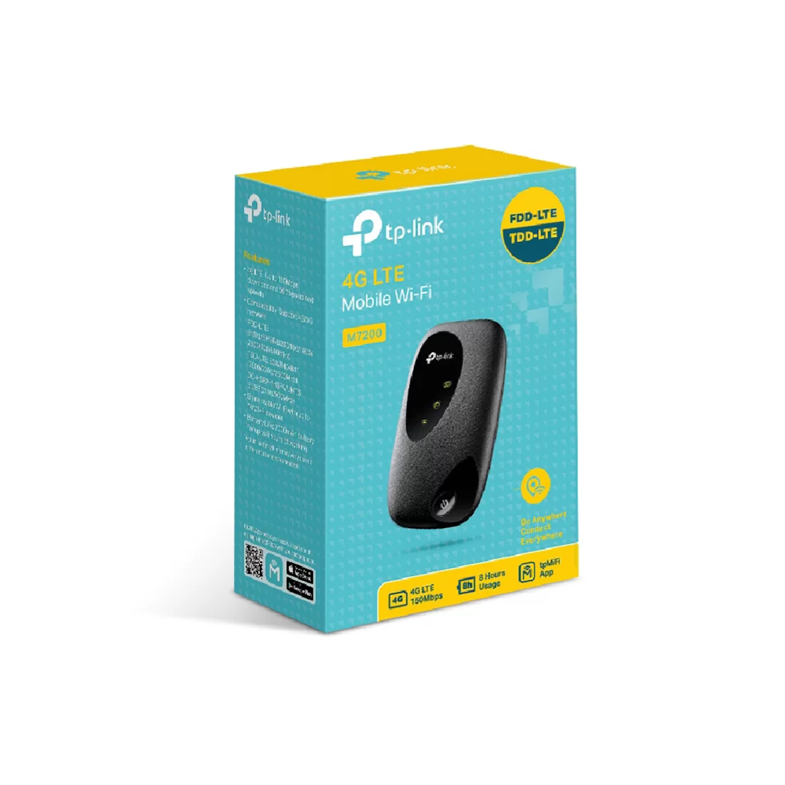 LTE-роутер TP-Link M7200, Wi-Fi 4, 2.4 ГГц – купить недорого с доставкой по Алматы и Казахстану