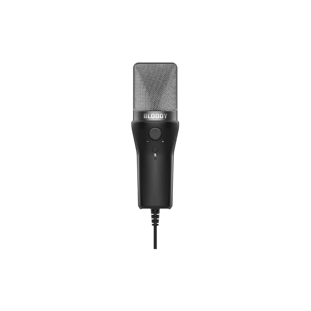 Микрофон A4Tech Bloody, USB, кардиоида, чёрный (GM20 Black)