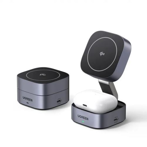 Наушники TWS Ugreen CD226 W702 35316 2-in-1/15W Magnetic Charger for IPhone + AirPods — купить в Казахстане | neom.kz