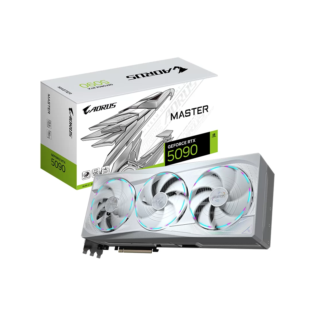 Видеокарта Gigabyte RTX 5090 Aorus Master Ice, 32 ГБ, GDDR7