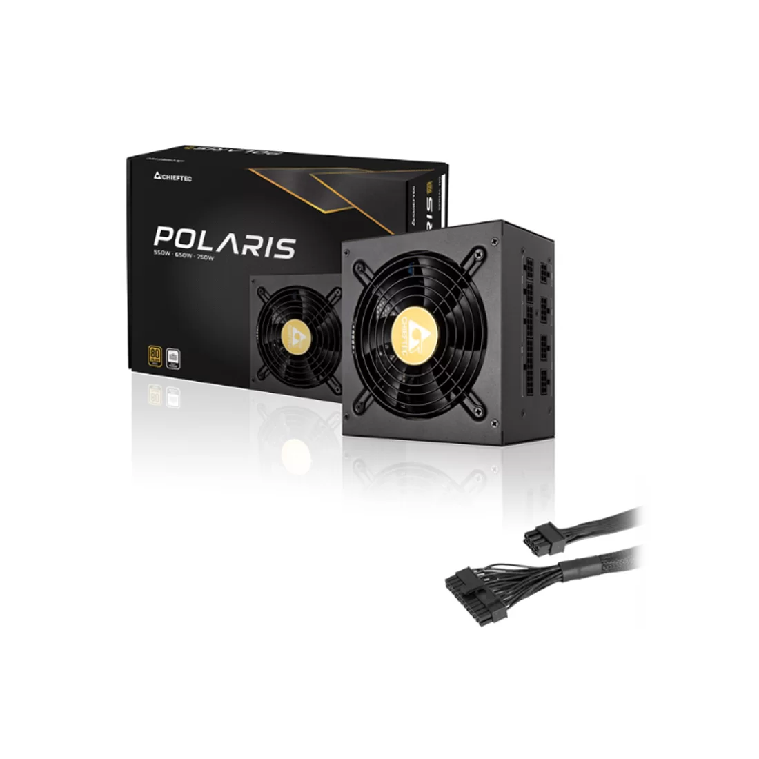 Блок питания Chieftec Polaris PPS-650FC Gold – купить недорого с доставкой по Алматы и Казахстану