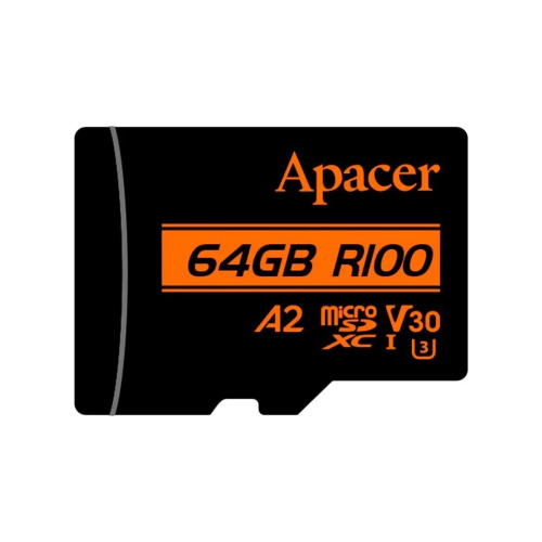 Карта памяти Apacer AP64GMCSX10U8-R 64GB с адаптером SD — купить в Казахстане | neom.kz