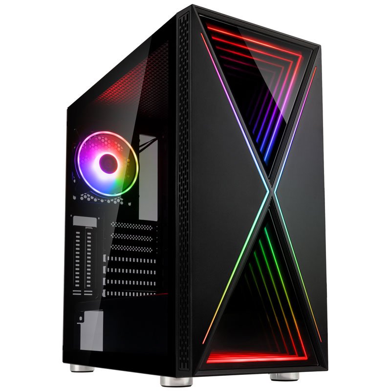 Корпус Kolink Void X ARGB, Midi Tower, черный, без БП