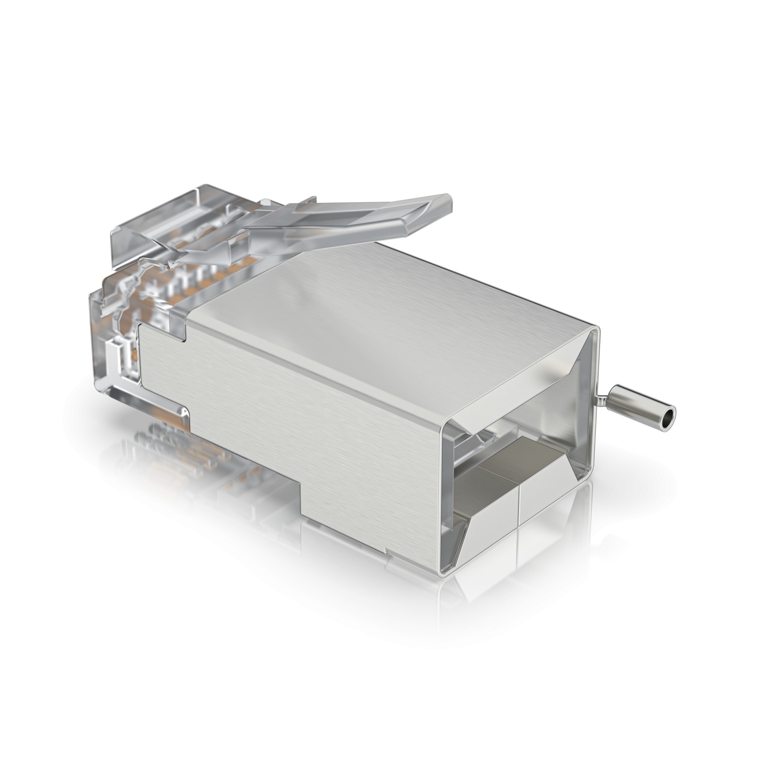 Коннектор RJ-45 Ubiquiti UISP-Connector-SHD, экранированный, 100 шт в упаковке – купить недорого с доставкой по Алматы и Казахстану