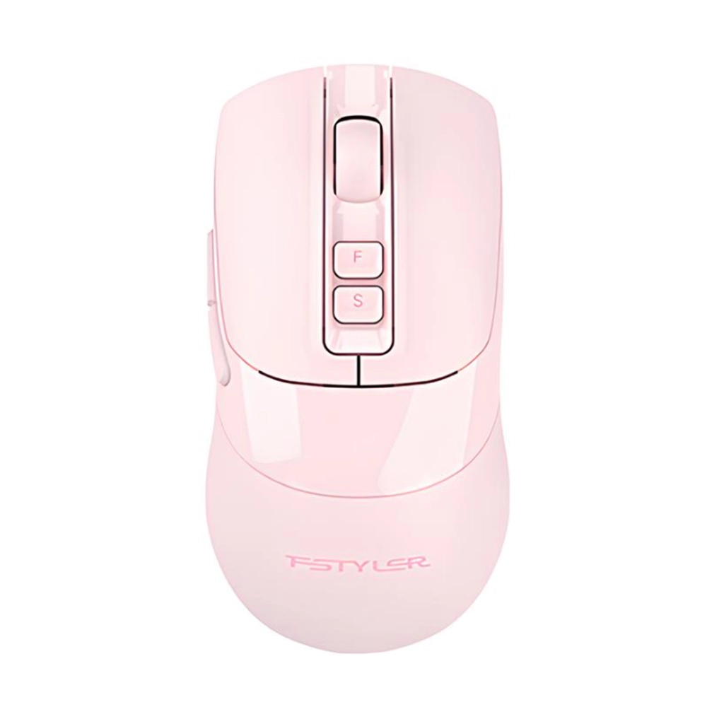 Мышь беспроводная A4tech Fstyler FG50S Plus, 3200 dpi, розовая – купить недорого с доставкой по Алматы и Казахстану