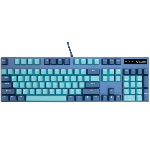 Клавиатура Rapoo V500PRO Cyan Blue – купить недорого с доставкой по Алматы и Казахстану