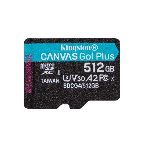 Карта памяти Kingston SDCG4/512GBSP Canvas Go Plus A2 U3 V30 512GB – купить недорого с доставкой по Алматы и Казахстану