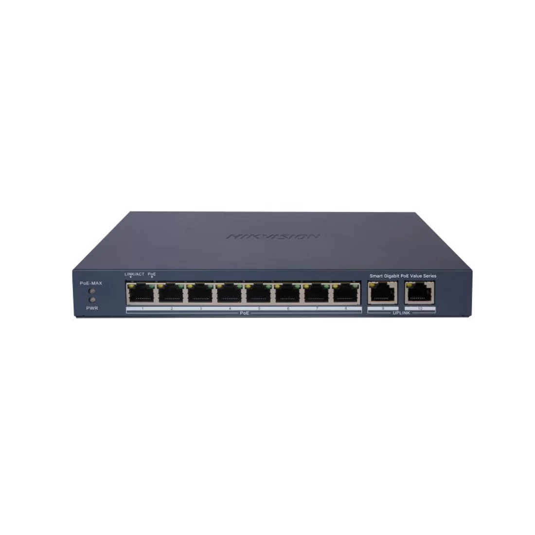 Коммутатор Hikvision DS-3E1510P-EI/M, 8 портов 1 Гбит/с, PoE, управляемый L2 – купить недорого с доставкой по Алматы и Казахстану