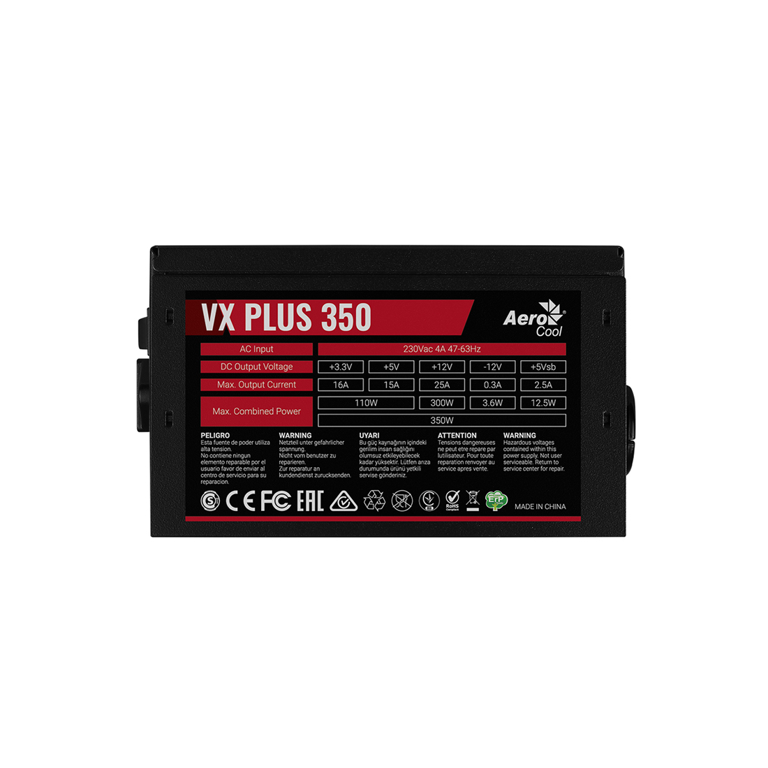 Блок питания Aerocool VX PLUS Stealth 350 – купить недорого с доставкой по Алматы и Казахстану фото 3