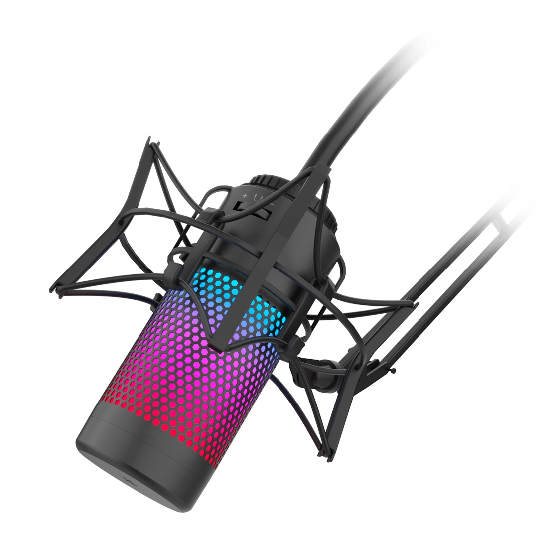 Микрофон A4Tech Bloody, USB, переключаемая направленность, чёрный (GM50 Pro Black)