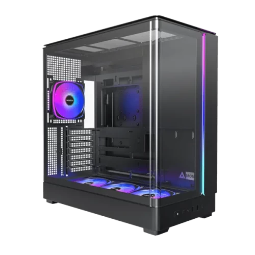 Корпус Montech KING 45 PRO, Midi Tower, черный, без БП