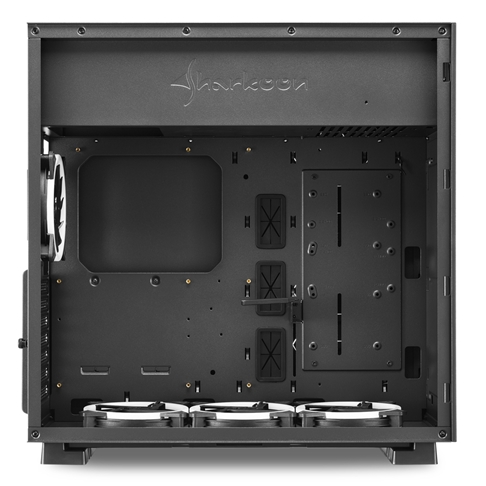 Корпус Sharkoon PURE STEEL RGB Bk, EATX, 3x3.5, 5x2.5,2xUSB 3.0, Audio, 474*210*475mm, без БП