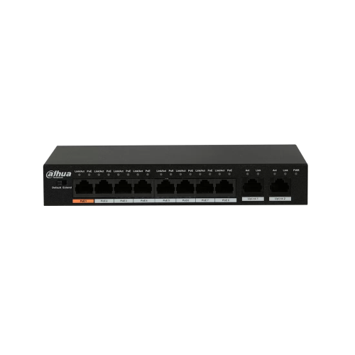 Коммутатор Dahua DH-PFS3010-8ET-96, 8 портов 1 Гбит/с, PoE — купить в Казахстане | neom.kz
