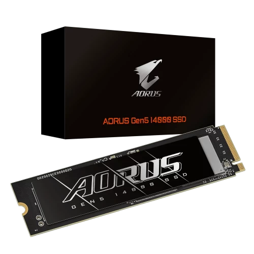Твердотельный накопитель SSD 1000Gb PCIe5.0x4 GIGABYTE AG514K1TB, NVMe2.0, M.2 2280, 13600R/10200W