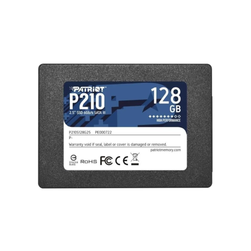 SSD накопитель 128 GB Patriot P210, 2.5", SATA III