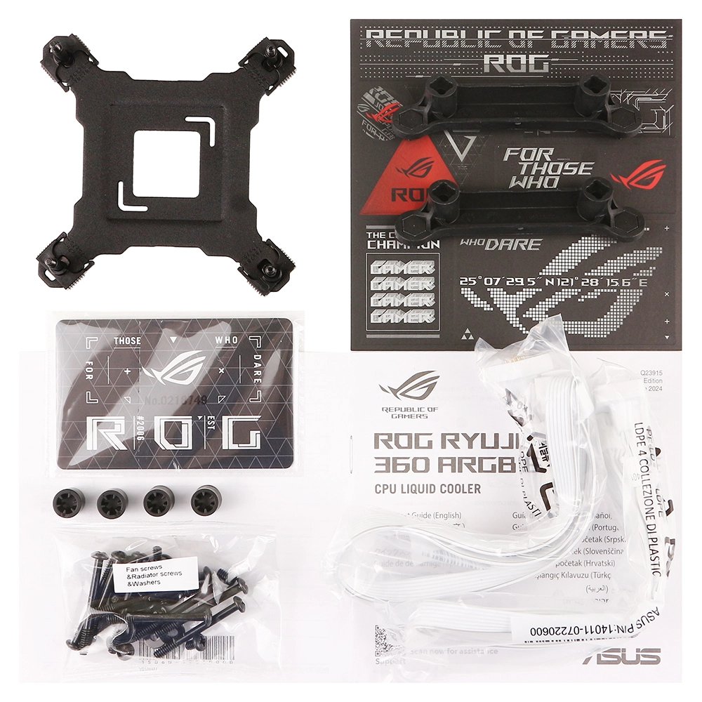 Система водяного охлаждения Asus ROG Ryujin III 360 ARGB Extreme White Edition 360 мм – купить недорого с доставкой по Алматы и Казахстану фото 5