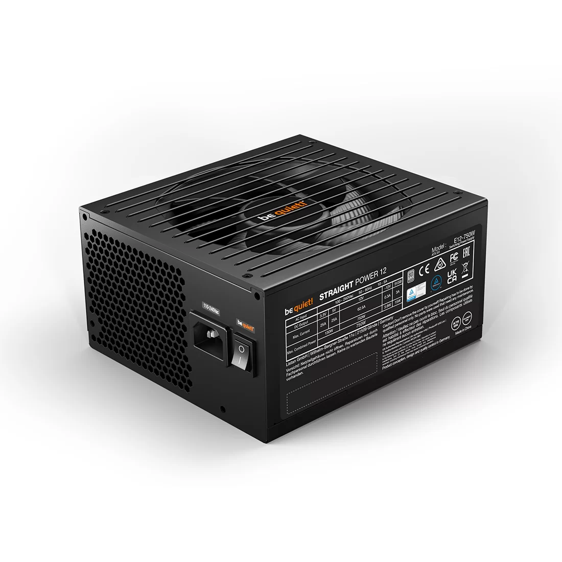 Блок питания Bequiet! Straight Power 12 750W BN336 – купить недорого с доставкой по Алматы и Казахстану фото 2