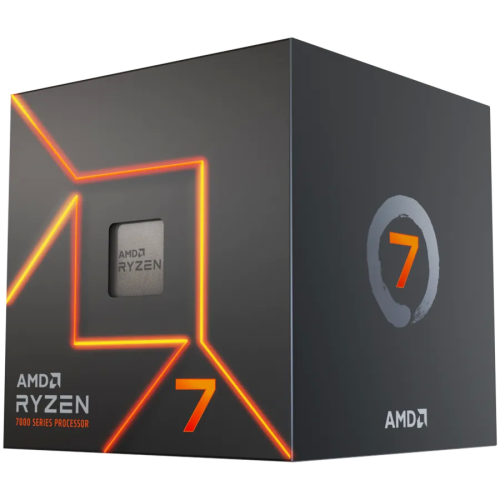 AMD CPU Desktop Ryzen 7 8C/16T 7700 (5.3GHz Max, 40MB,65W,AM5) box, with Radeon Graphics and Wraith Prism Cooler – купить недорого с доставкой по Алматы и Казахстану