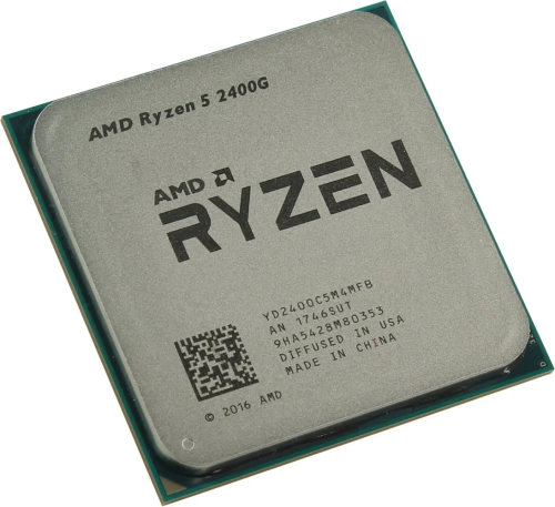 Процессор AMD Ryzen 5 2400G 3,6ГГц (3,9ГГц Turbo) Raven Ridge 4/8 2MB L2 4MB L3 65W VEGA AM4 OEM – купить недорого с доставкой по Алматы и Казахстану