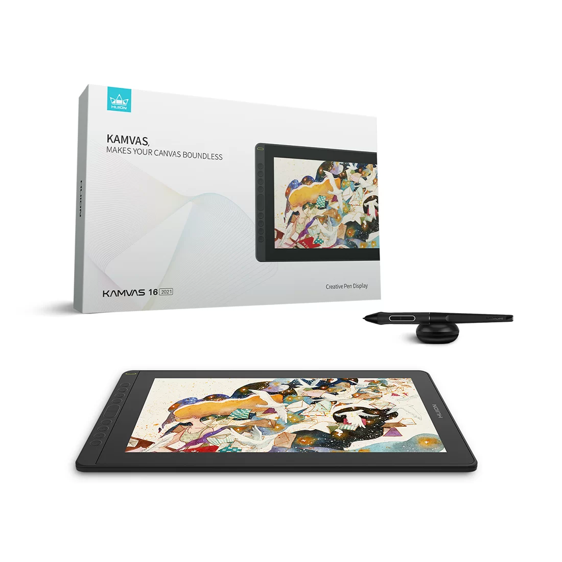 Графический планшет Huion Kamvas 16 (GS1562) – купить недорого с доставкой по Алматы и Казахстану
